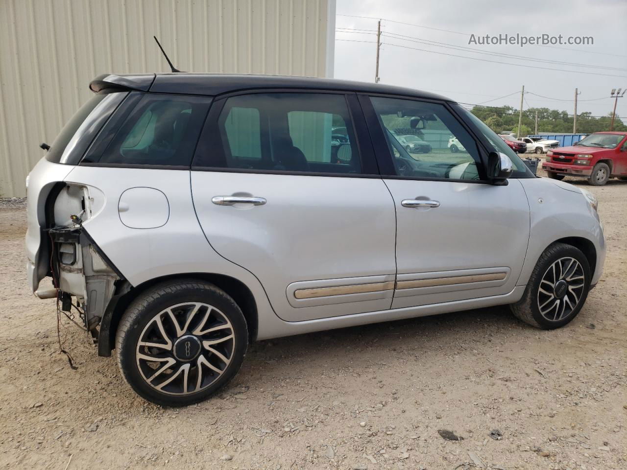 2014 Fiat 500l Lounge Silver vin: ZFBCFACH6EZ029107