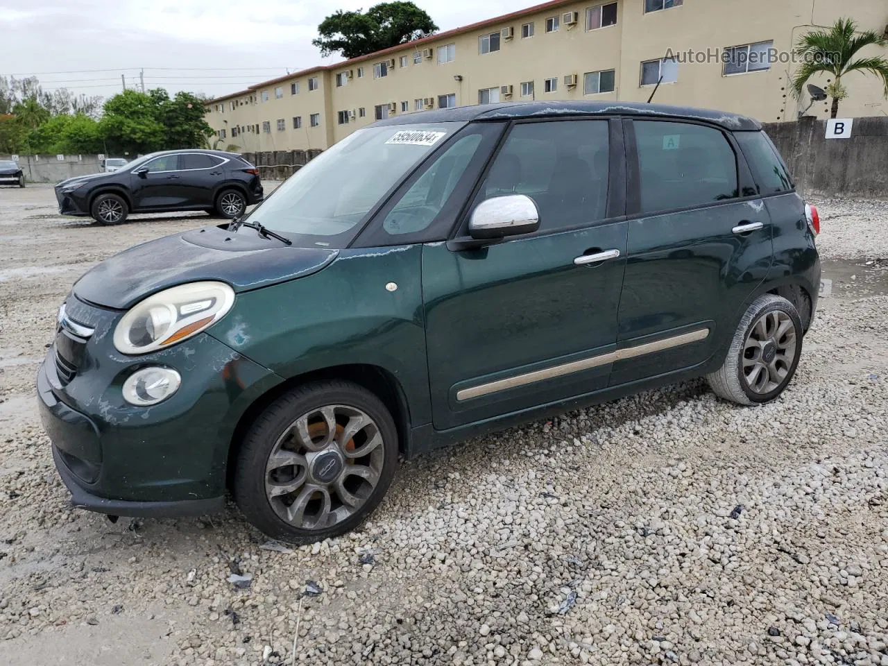 2014 Fiat 500l Lounge Green vin: ZFBCFACH8EZ008856