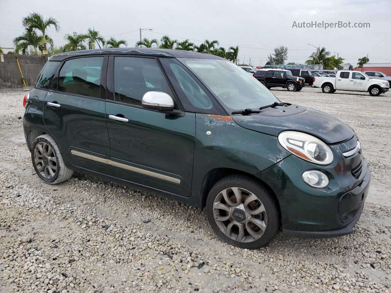 2014 Fiat 500l Lounge Green vin: ZFBCFACH8EZ008856