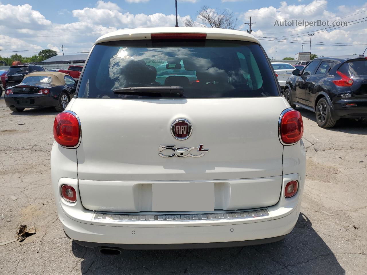 2014 Fiat 500l Lounge Белый vin: ZFBCFACH8EZ010686