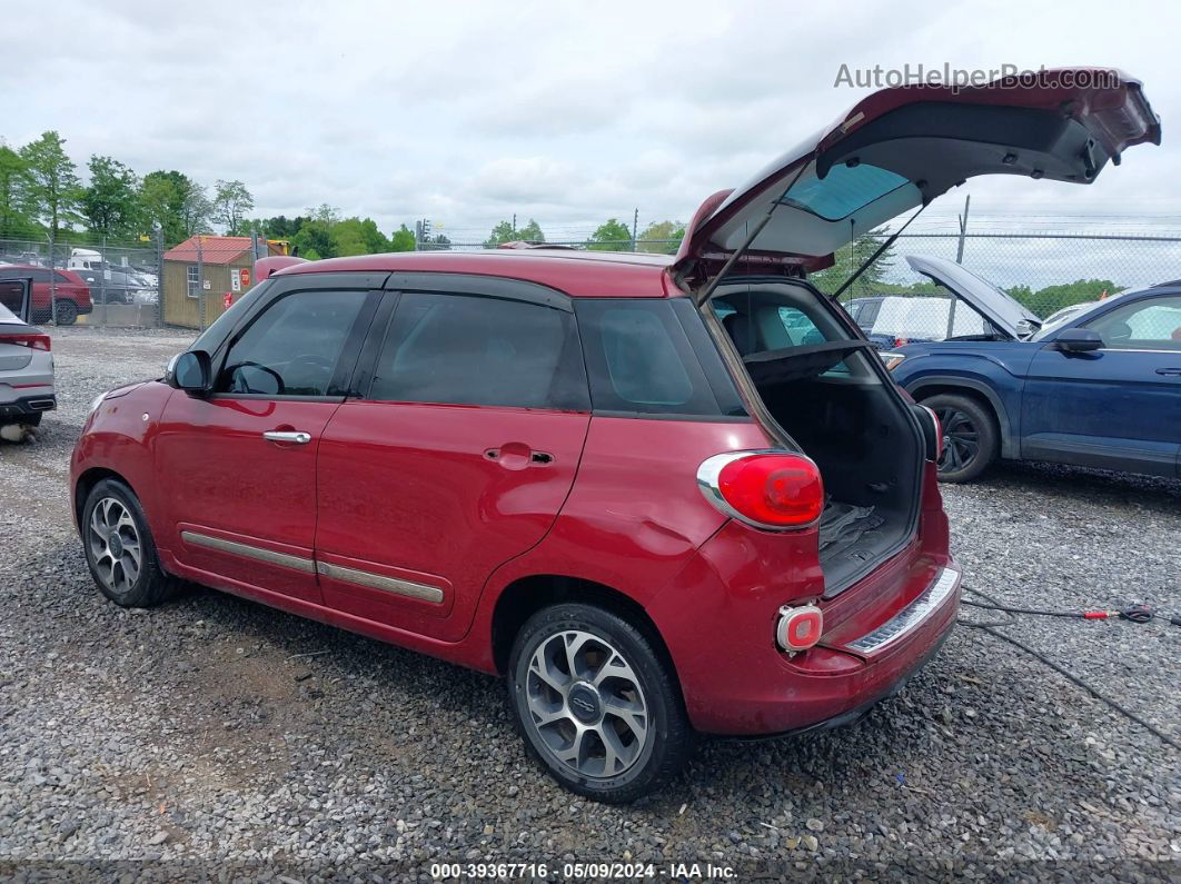 2014 Fiat 500l Lounge Maroon vin: ZFBCFACH8EZ022014