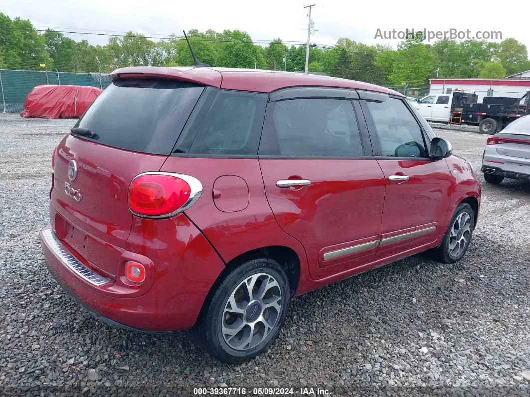 2014 Fiat 500l Lounge Maroon vin: ZFBCFACH8EZ022014