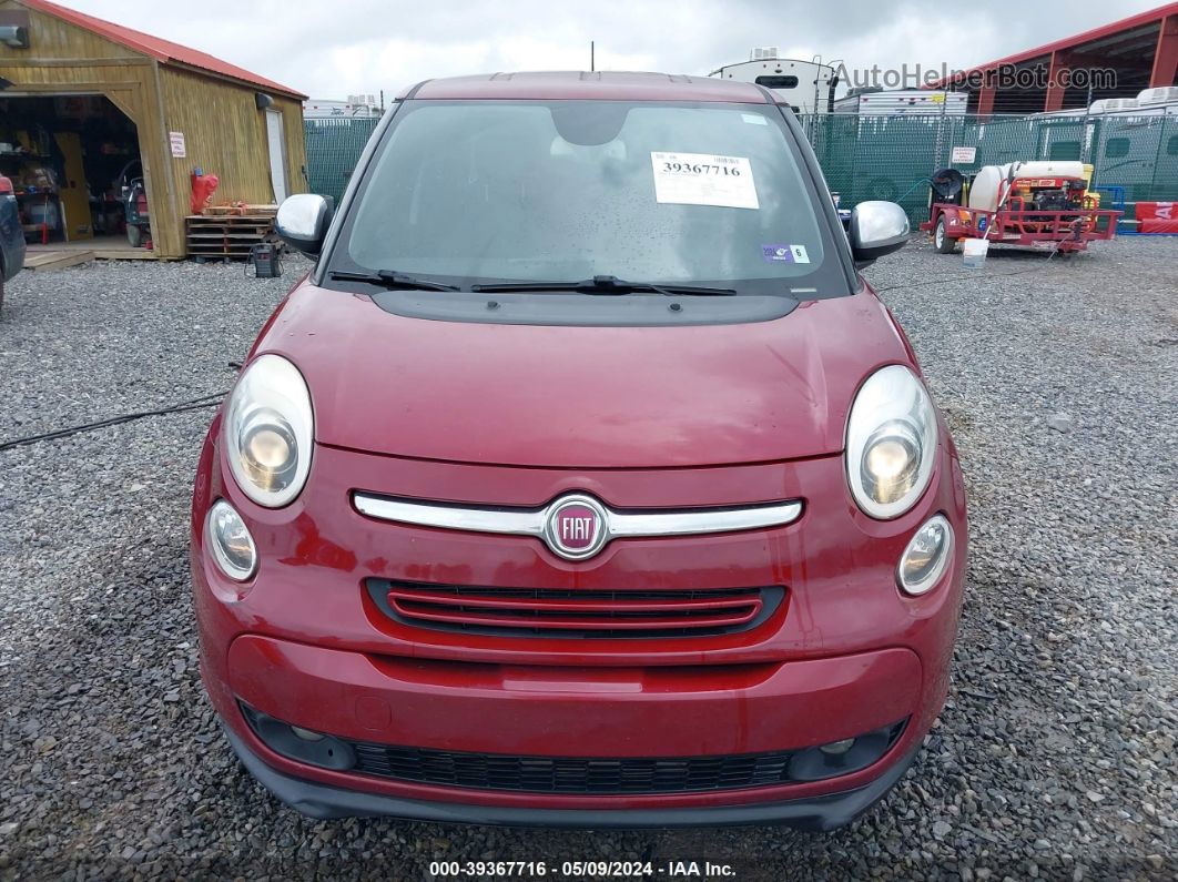 2014 Fiat 500l Lounge Maroon vin: ZFBCFACH8EZ022014