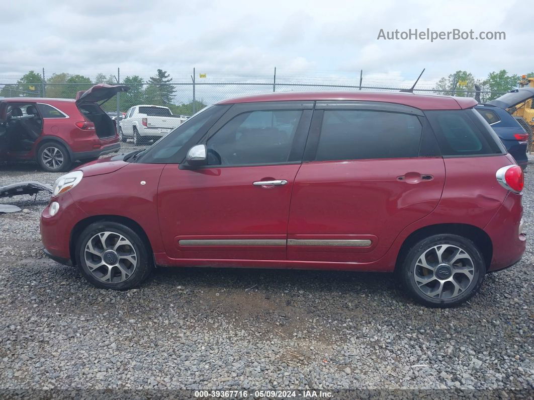 2014 Fiat 500l Lounge Maroon vin: ZFBCFACH8EZ022014