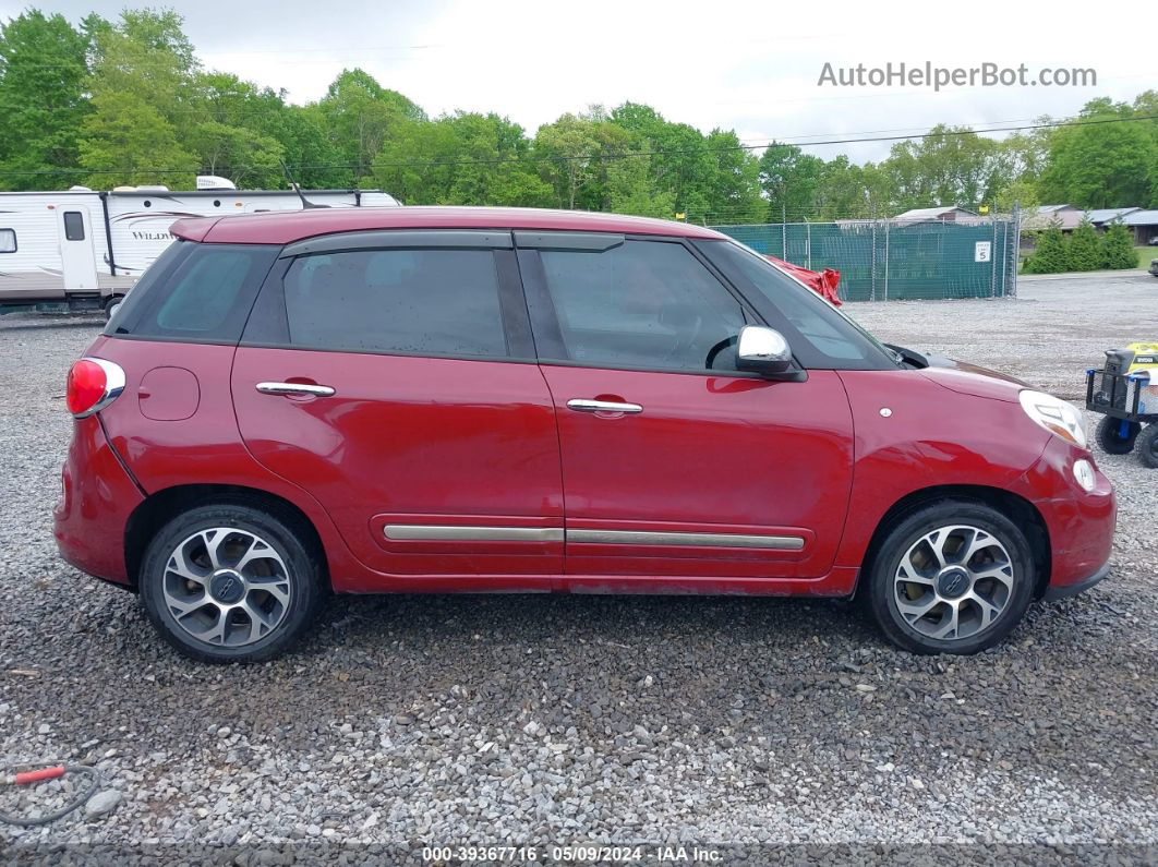 2014 Fiat 500l Lounge Maroon vin: ZFBCFACH8EZ022014