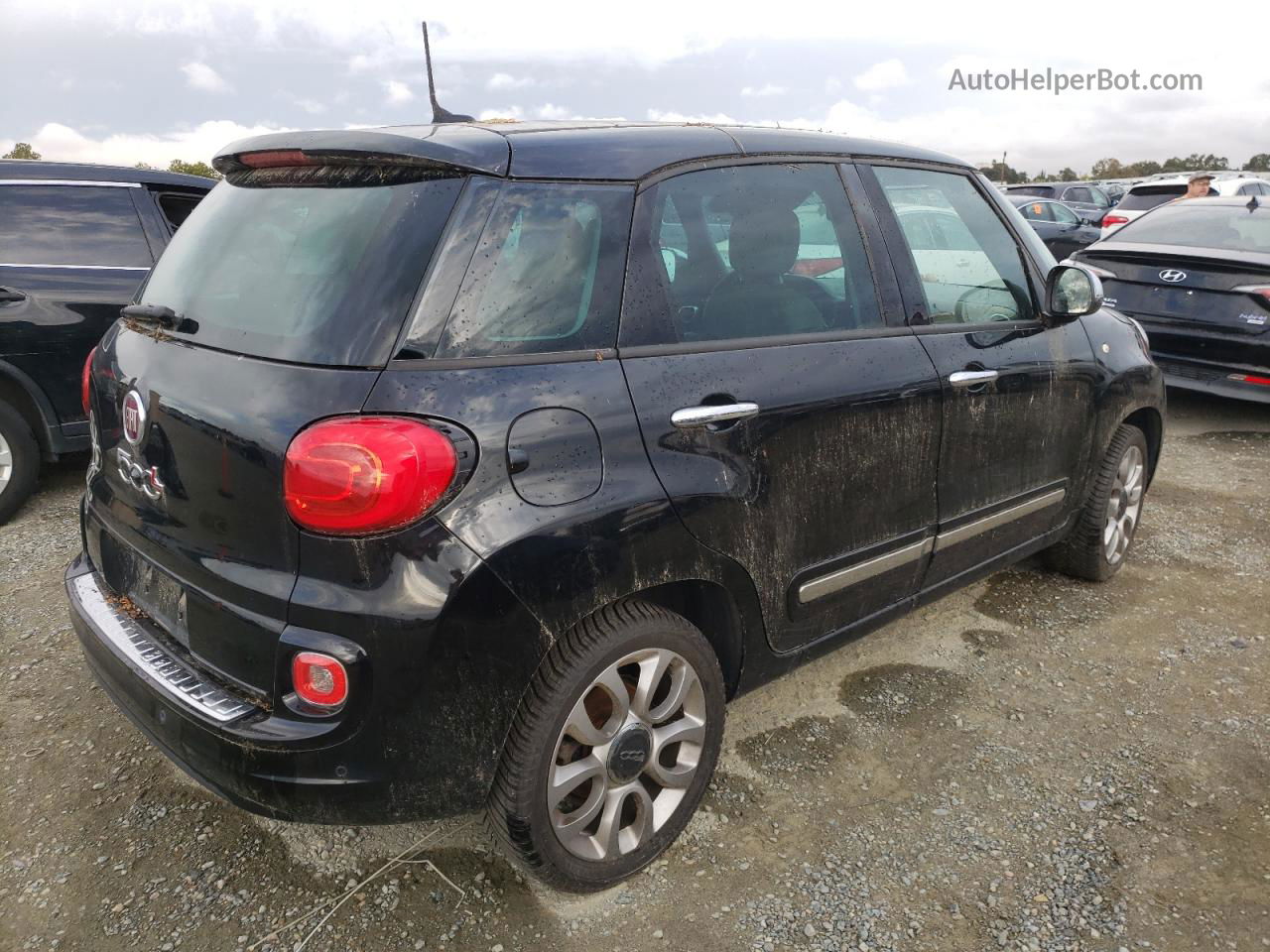 2014 Fiat 500l Lounge Black vin: ZFBCFACH8EZ022112