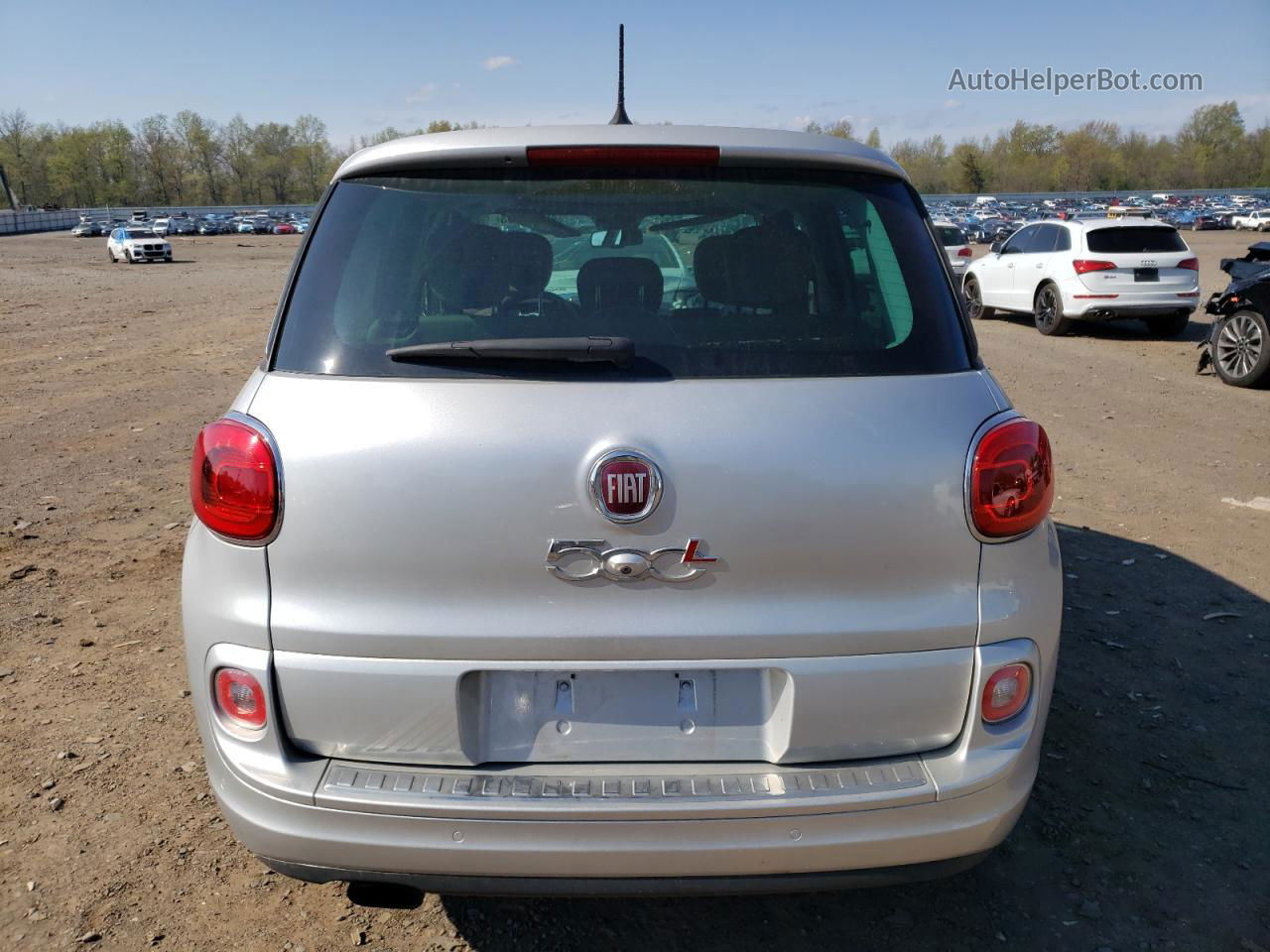 2014 Fiat 500l Lounge Серебряный vin: ZFBCFACH9EZ014875