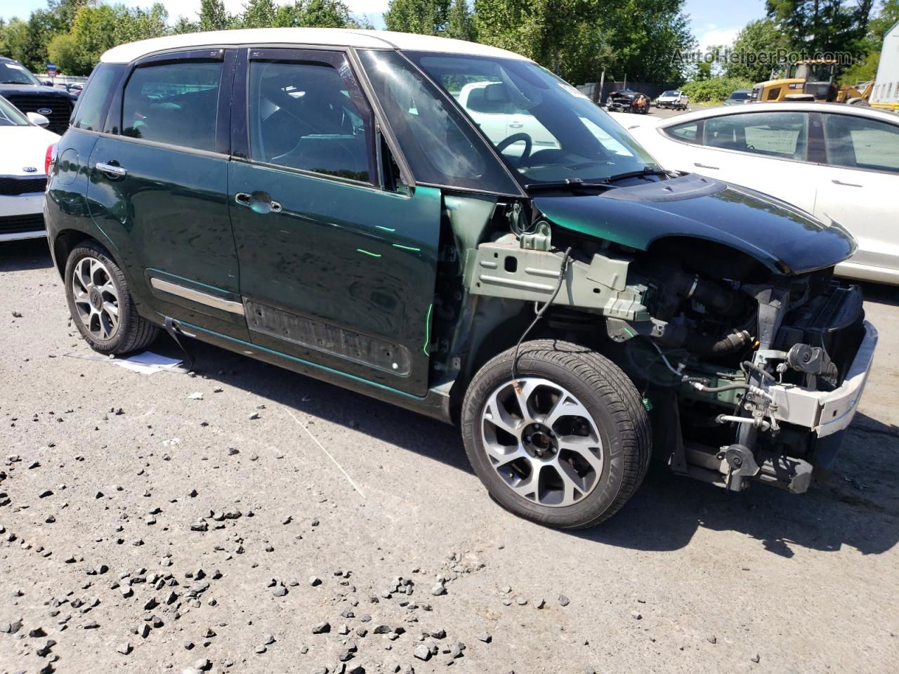 2014 Fiat 500l Lounge Green vin: ZFBCFACH9EZ016643