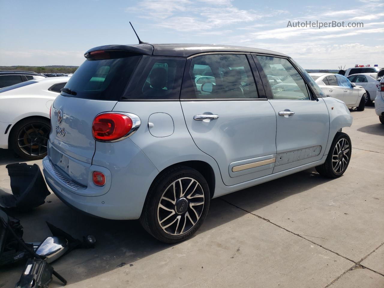 2014 Fiat 500l Lounge White vin: ZFBCFACHXEZ006977