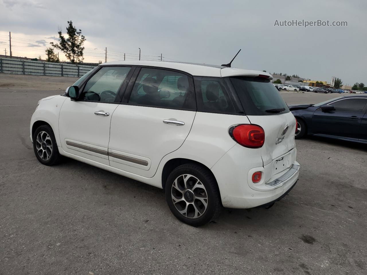 2014 Fiat 500l Lounge White vin: ZFBCFACHXEZ016408