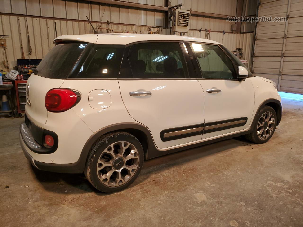 2014 Fiat 500l Trekking White vin: ZFBCFADH0EZ007795