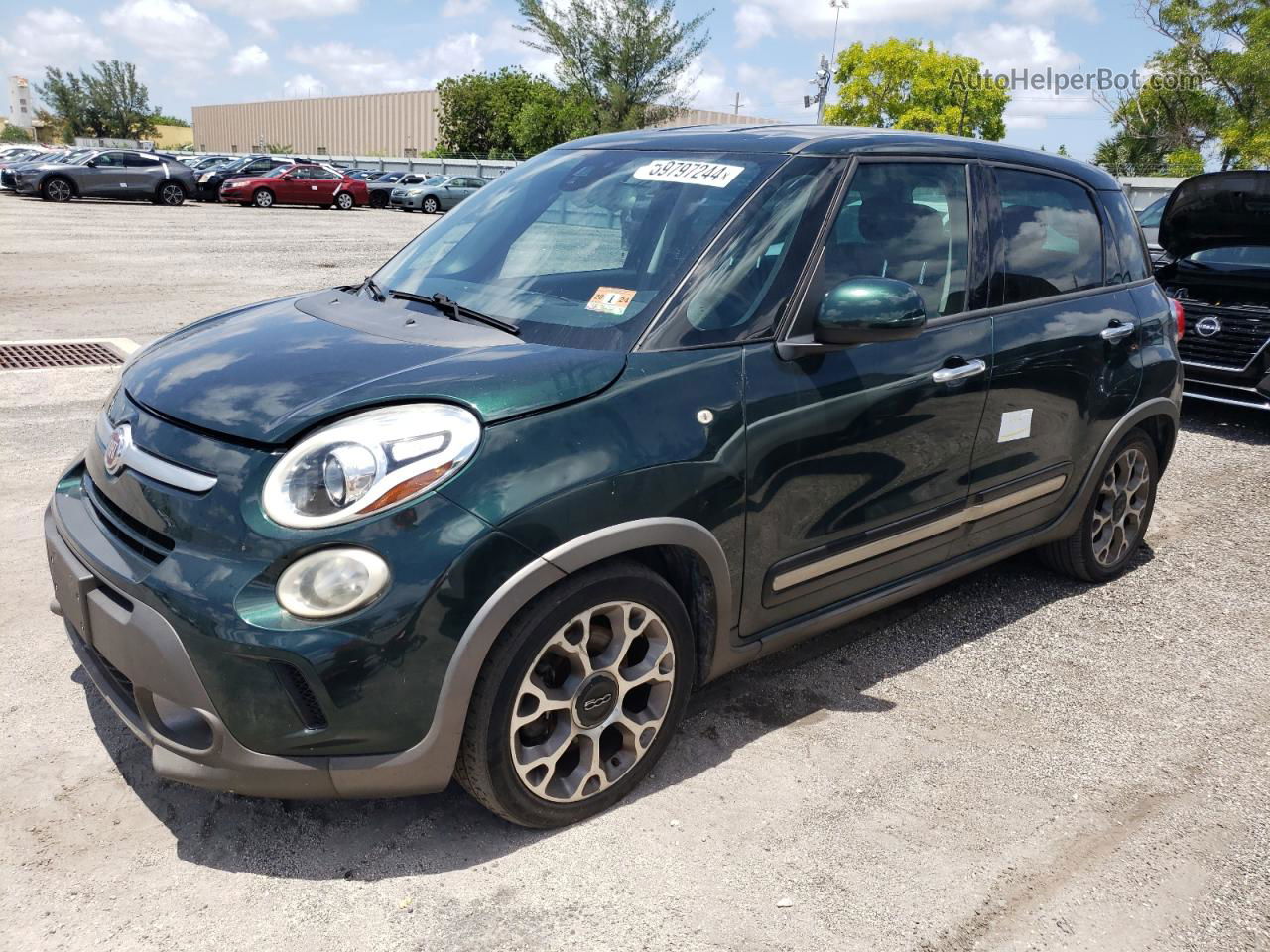 2014 Fiat 500l Trekking Green vin: ZFBCFADH0EZ007926