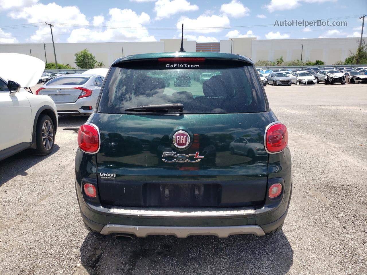 2014 Fiat 500l Trekking Green vin: ZFBCFADH0EZ007926