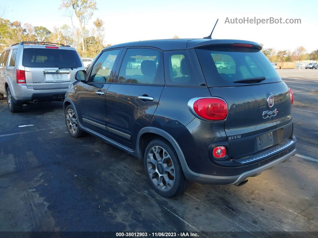 2014 Fiat 500l Trekking Gray vin: ZFBCFADH0EZ014388