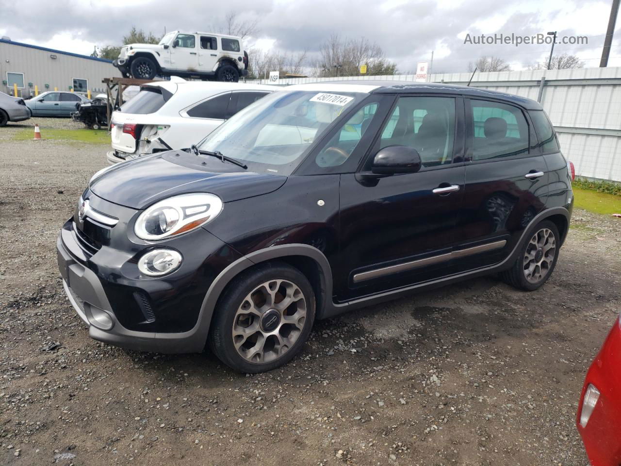 2014 Fiat 500l Trekking Black vin: ZFBCFADH0EZ017730