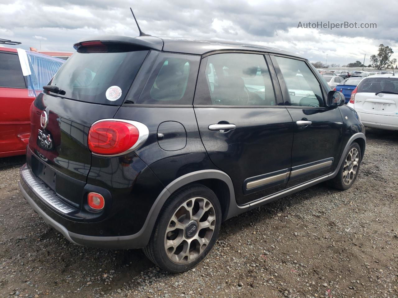 2014 Fiat 500l Trekking Black vin: ZFBCFADH0EZ017730