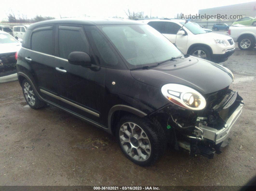 2014 Fiat 500l Trekking Черный vin: ZFBCFADH0EZ021325