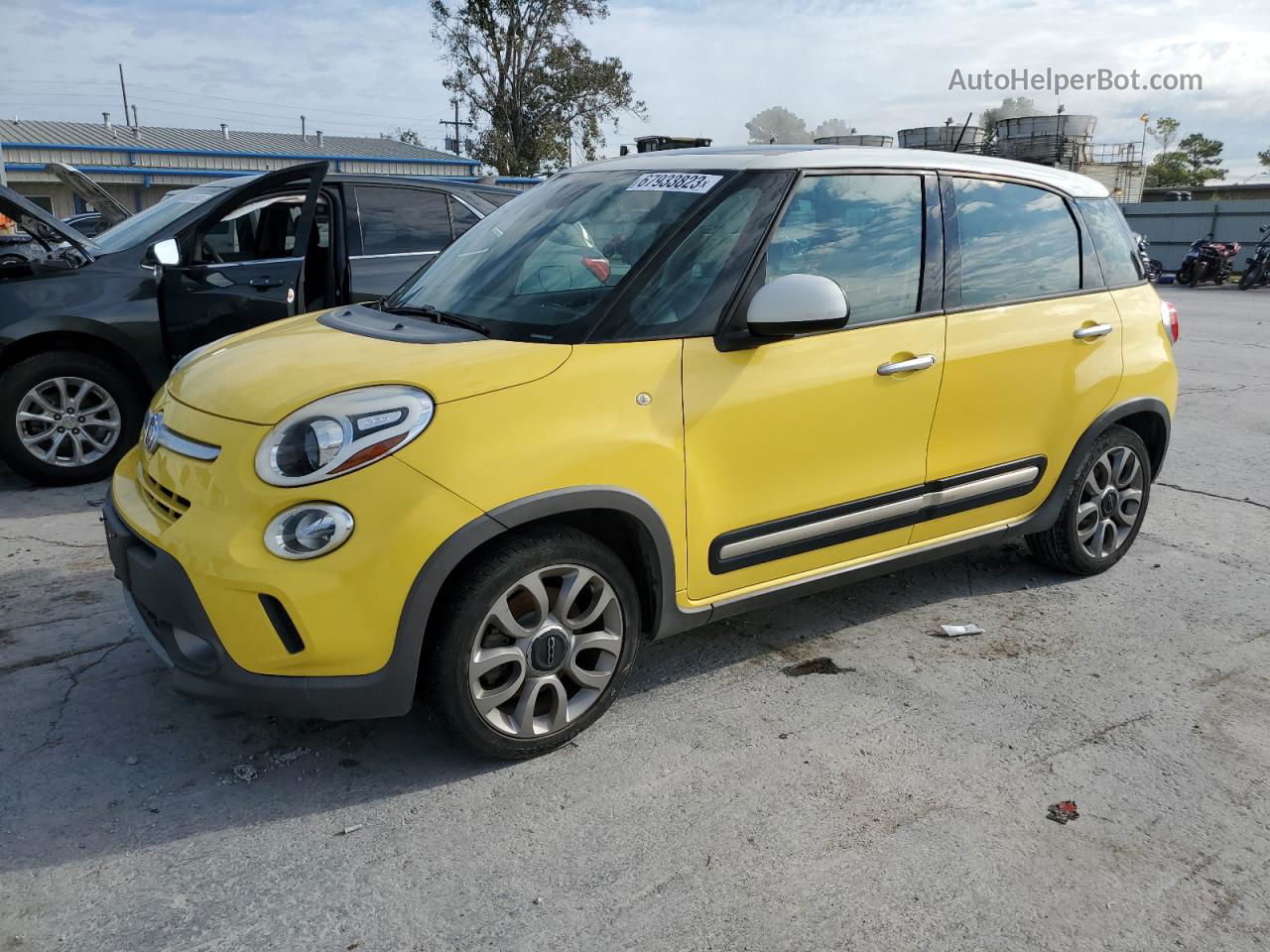 2014 Fiat 500l Trekking Yellow vin: ZFBCFADH0EZ029344