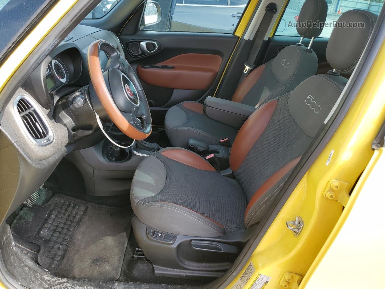 2014 Fiat 500l Trekking Yellow vin: ZFBCFADH0EZ029344