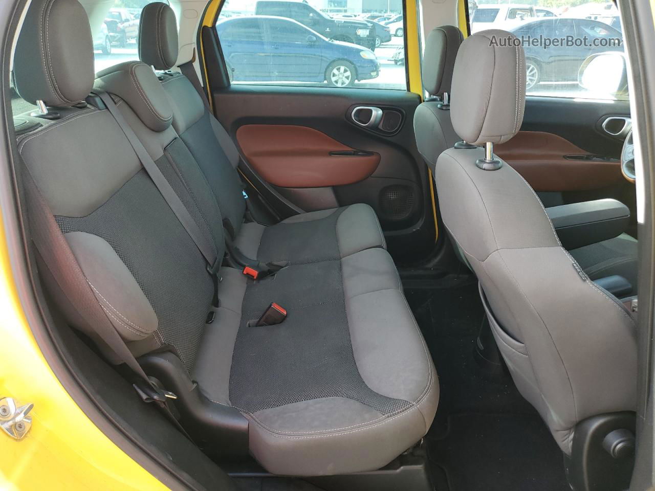 2014 Fiat 500l Trekking Yellow vin: ZFBCFADH0EZ029344