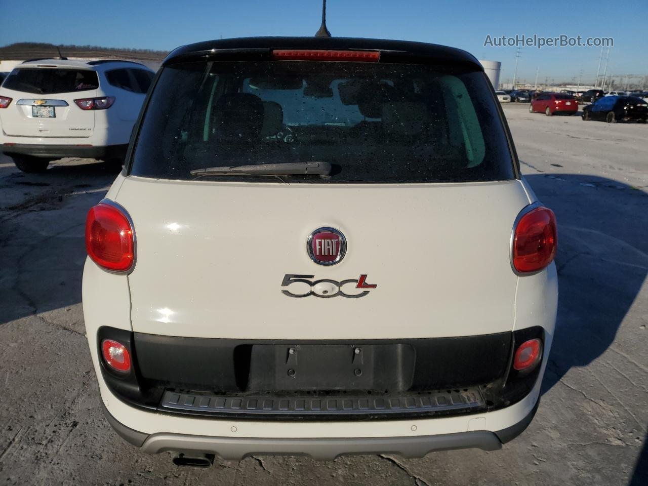 2014 Fiat 500l Trekking White vin: ZFBCFADH0EZ029571