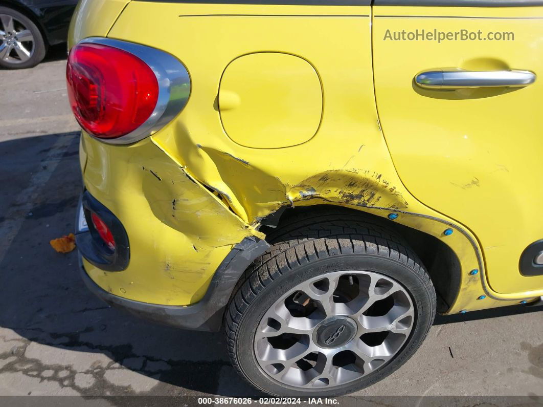 2014 Fiat 500l Trekking Yellow vin: ZFBCFADH1EZ011127