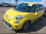 2014 Fiat 500l Trekking Yellow vin: ZFBCFADH1EZ011127