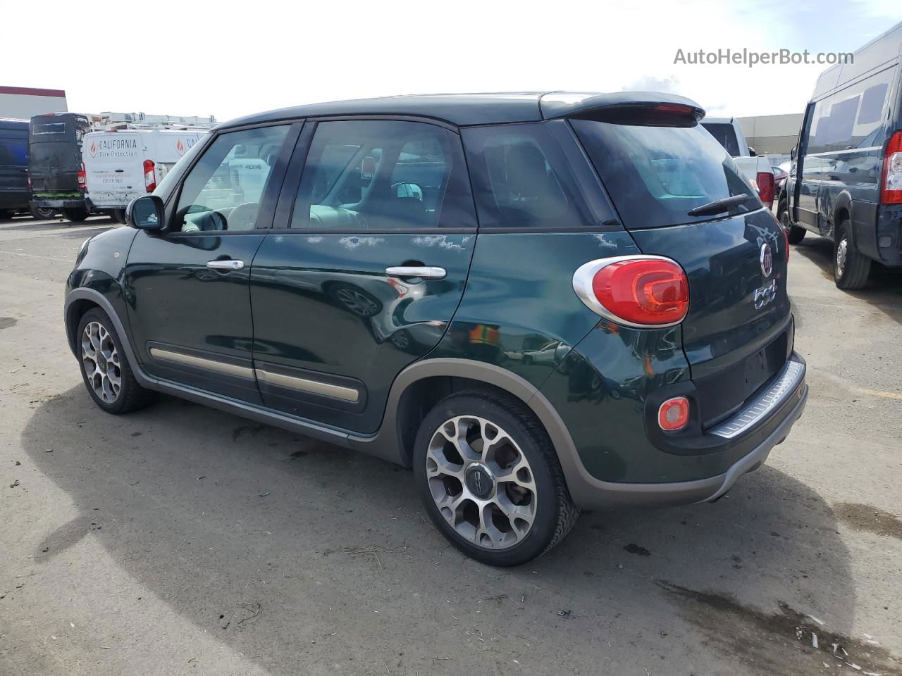 2014 Fiat 500l Trekking Зеленый vin: ZFBCFADH1EZ020295