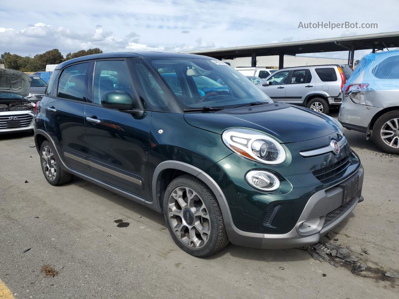 2014 Fiat 500l Trekking Green vin: ZFBCFADH1EZ020295