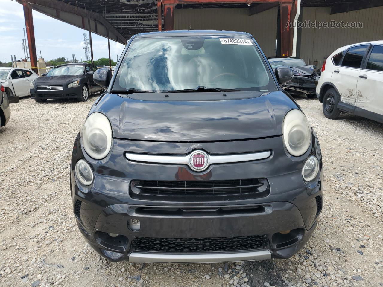 2014 Fiat 500l Trekking Gray vin: ZFBCFADH1EZ021107