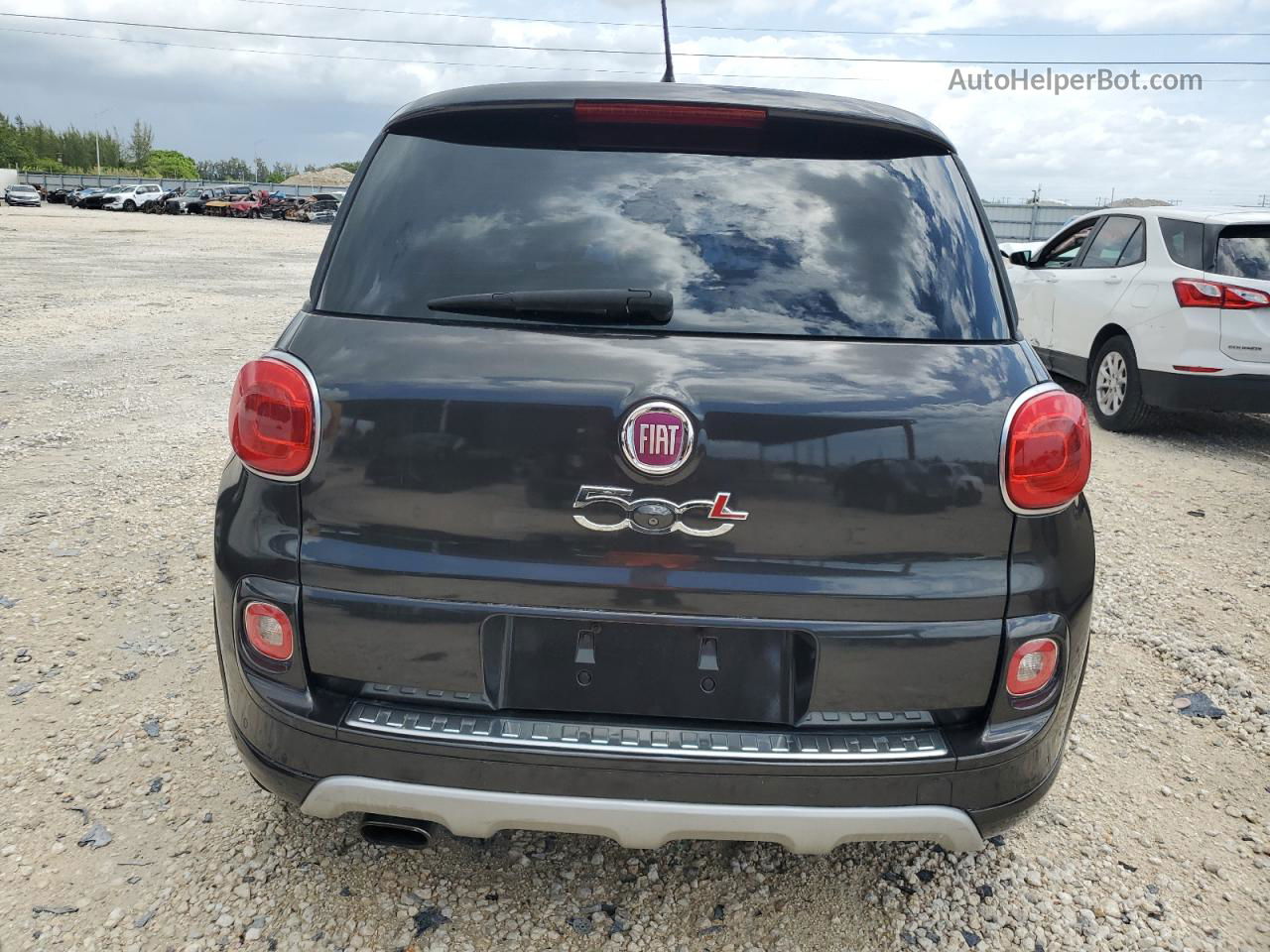 2014 Fiat 500l Trekking Gray vin: ZFBCFADH1EZ021107