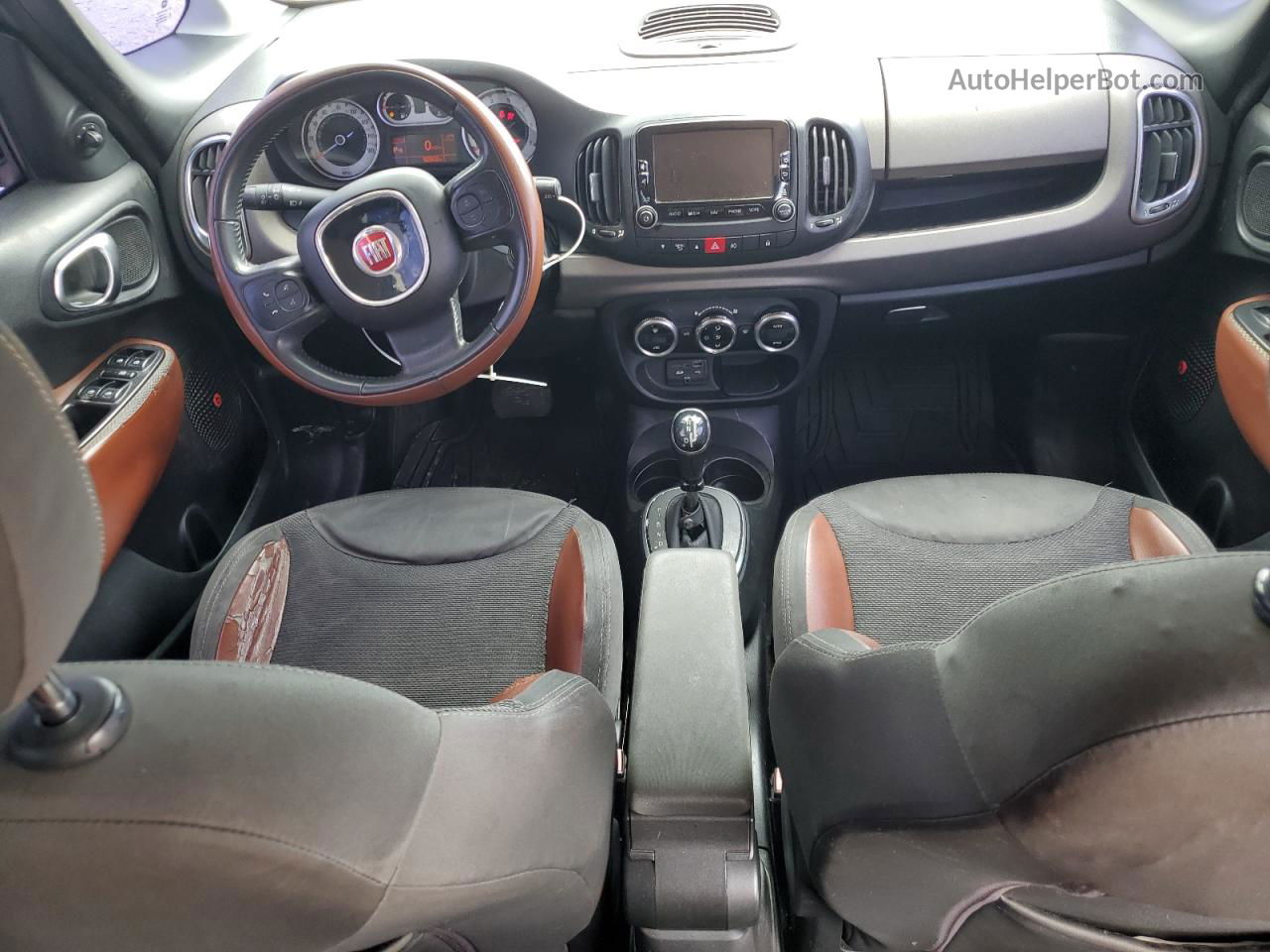 2014 Fiat 500l Trekking Gray vin: ZFBCFADH1EZ021107