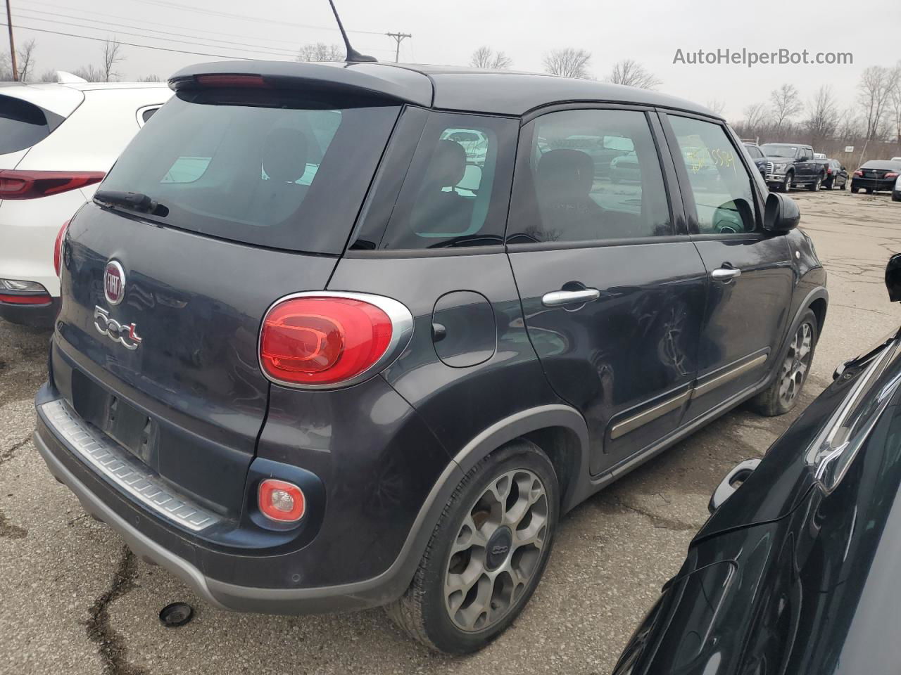 2014 Fiat 500l Trekking Серый vin: ZFBCFADH1EZ023343