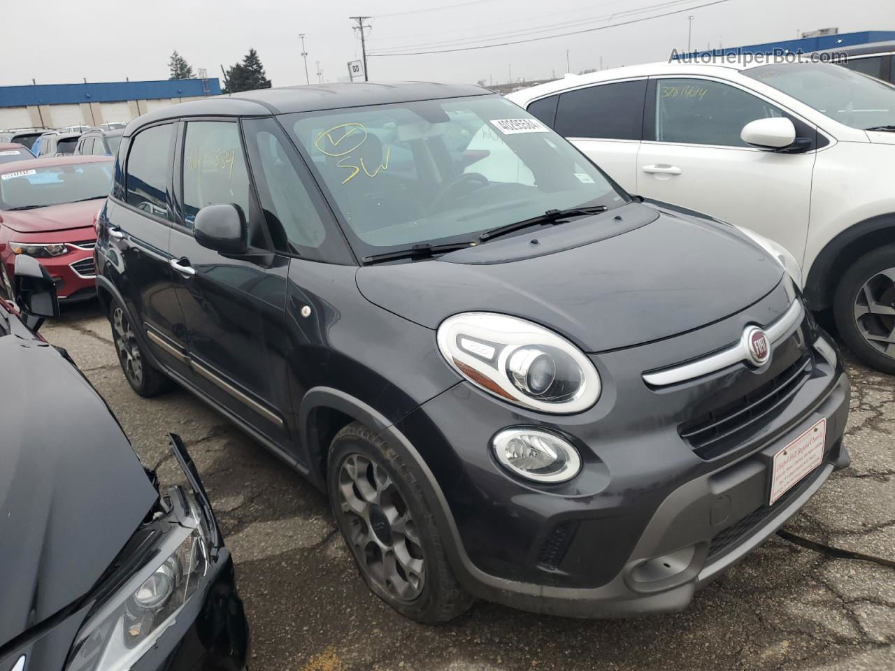 2014 Fiat 500l Trekking Серый vin: ZFBCFADH1EZ023343