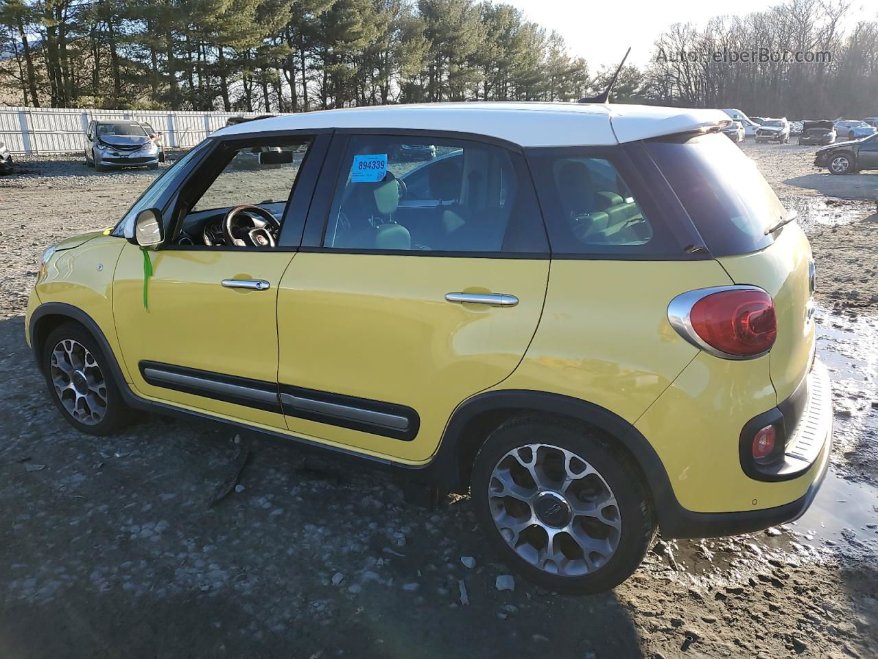 2014 Fiat 500l Trekking Yellow vin: ZFBCFADH2EZ004641