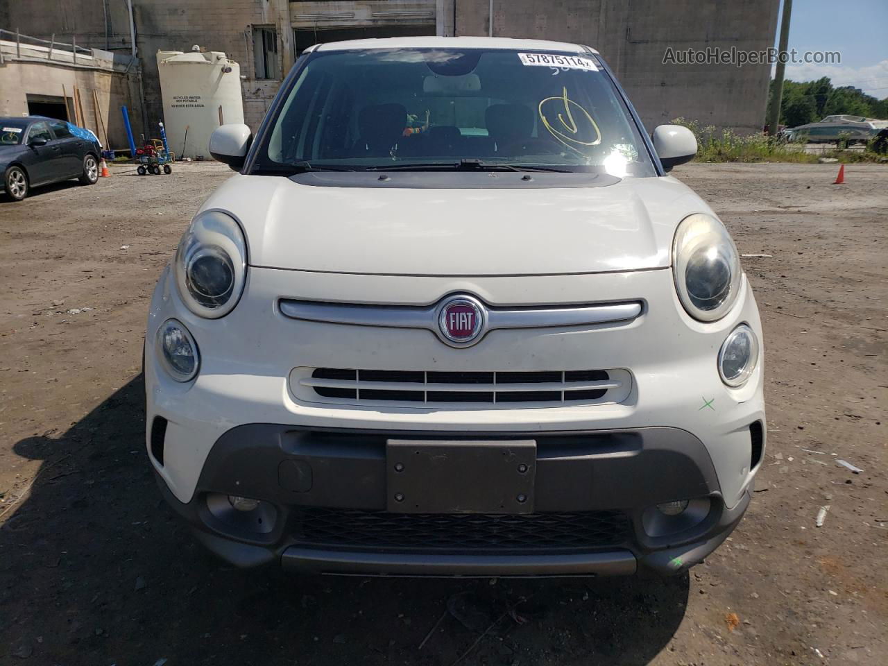 2014 Fiat 500l Trekking White vin: ZFBCFADH2EZ006213