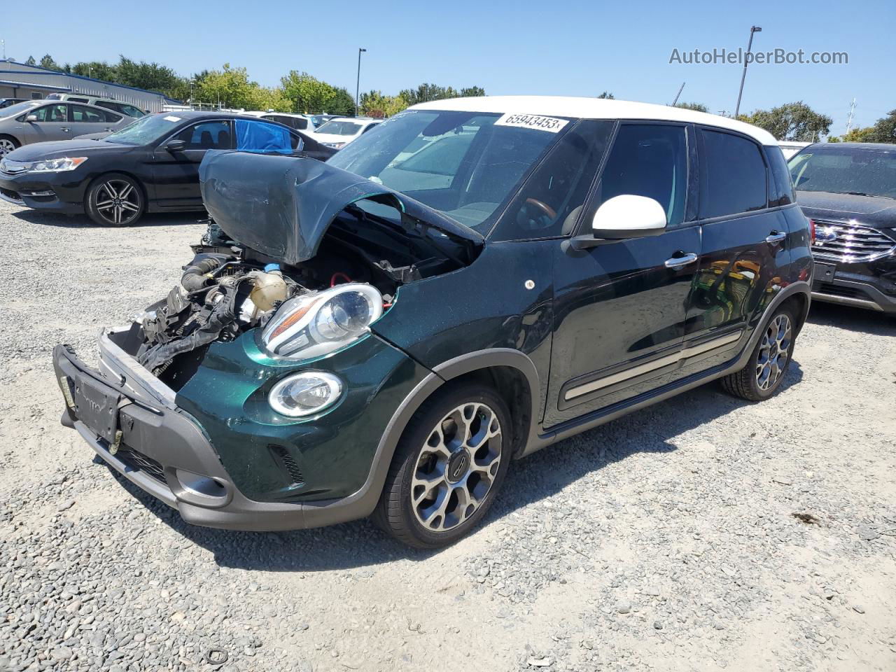 2014 Fiat 500l Trekking Green vin: ZFBCFADH2EZ008897