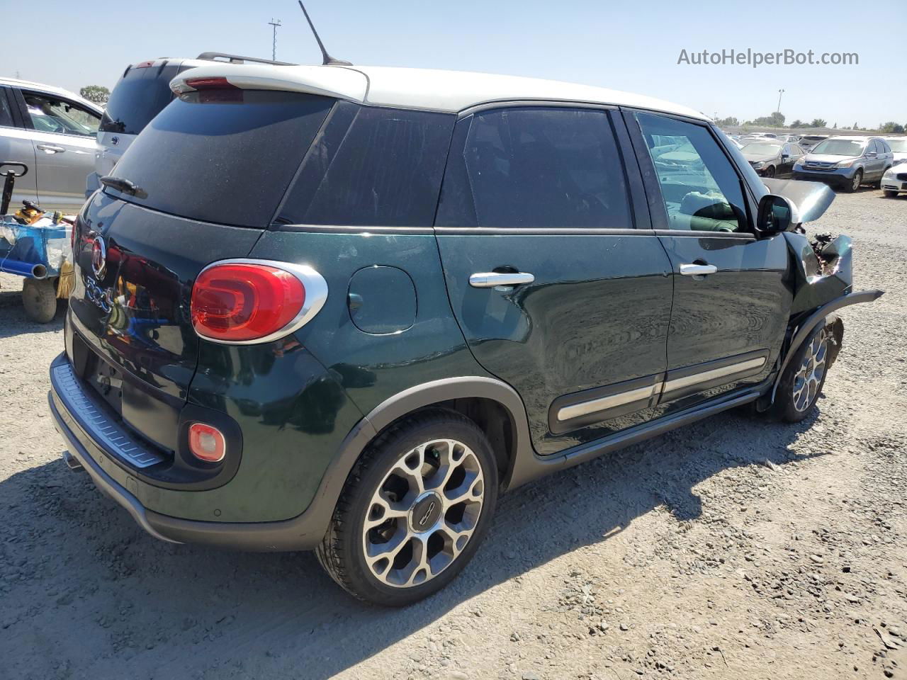 2014 Fiat 500l Trekking Зеленый vin: ZFBCFADH2EZ008897