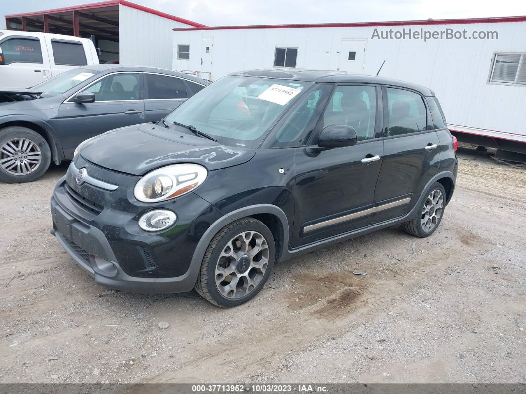 2014 Fiat 500l Trekking Black vin: ZFBCFADH2EZ010441