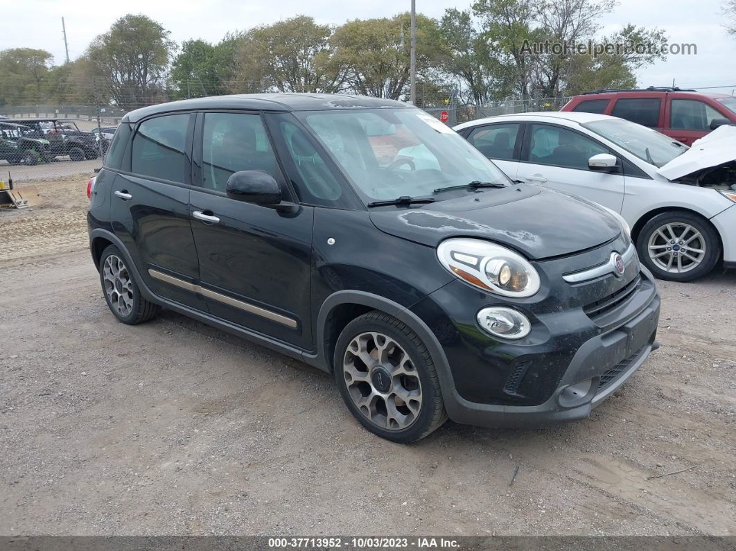 2014 Fiat 500l Trekking Black vin: ZFBCFADH2EZ010441