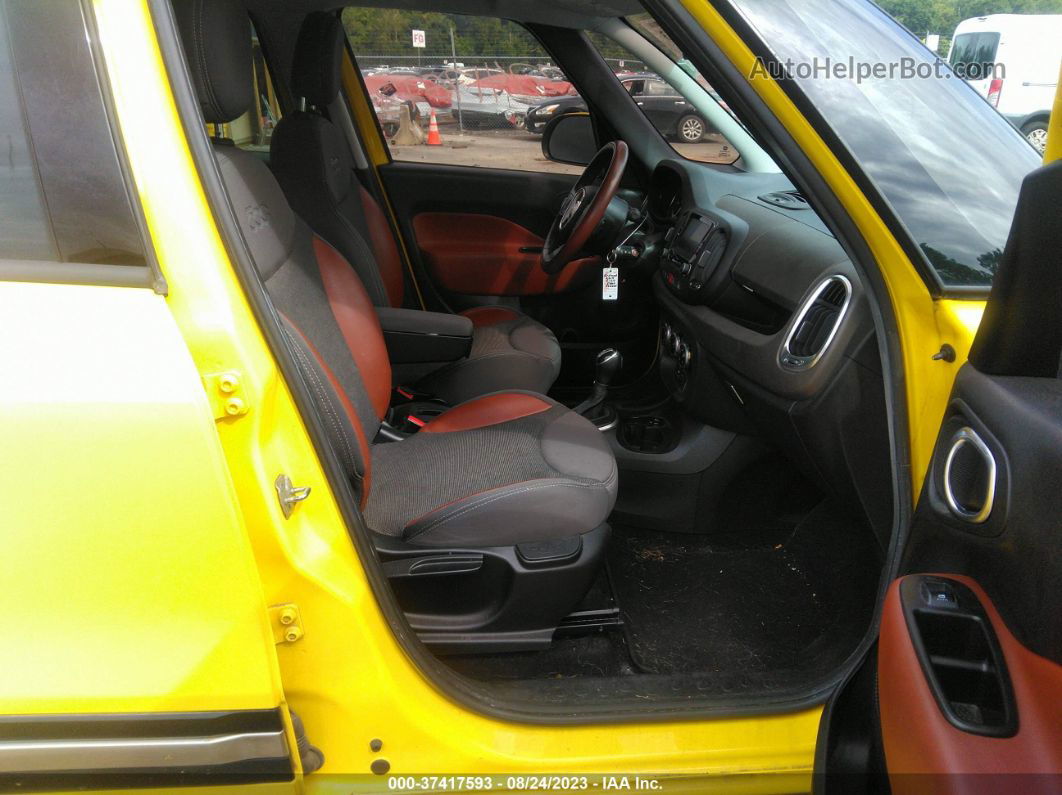 2014 Fiat 500l Trekking Yellow vin: ZFBCFADH2EZ011251