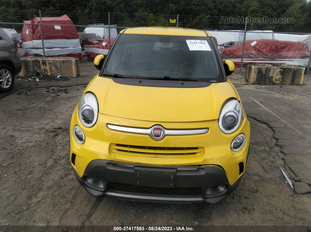 2014 Fiat 500l Trekking Yellow vin: ZFBCFADH2EZ011251