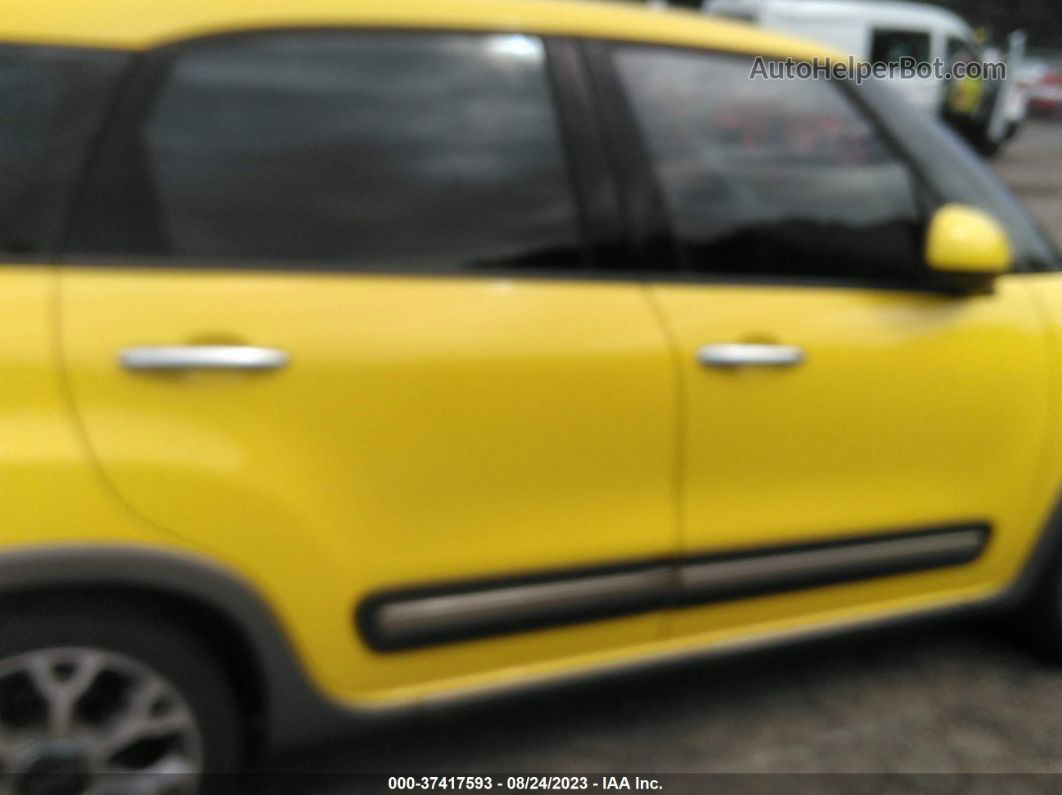 2014 Fiat 500l Trekking Yellow vin: ZFBCFADH2EZ011251