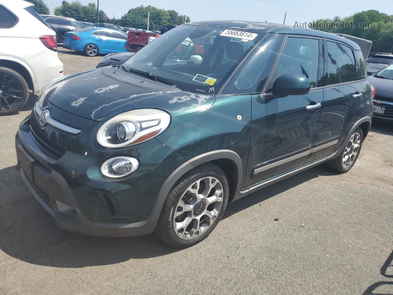 2014 Fiat 500l Trekking Green vin: ZFBCFADH2EZ012299