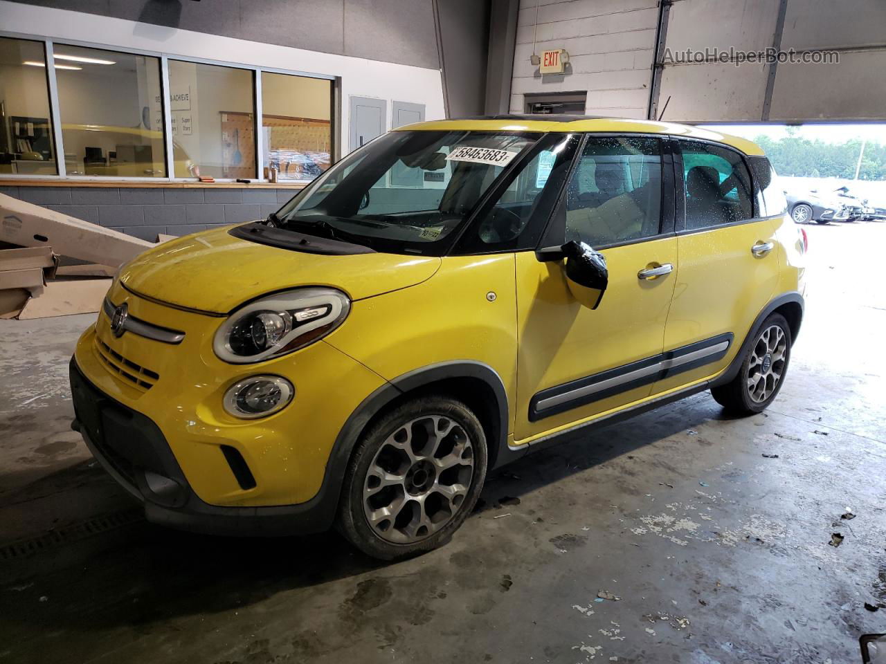 2014 Fiat 500l Trekking Yellow vin: ZFBCFADH2EZ013209