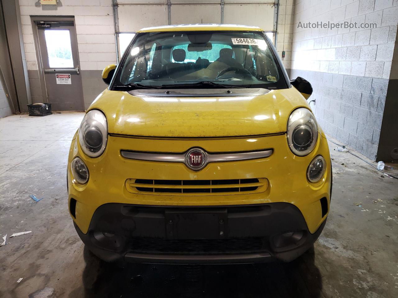 2014 Fiat 500l Trekking Yellow vin: ZFBCFADH2EZ013209