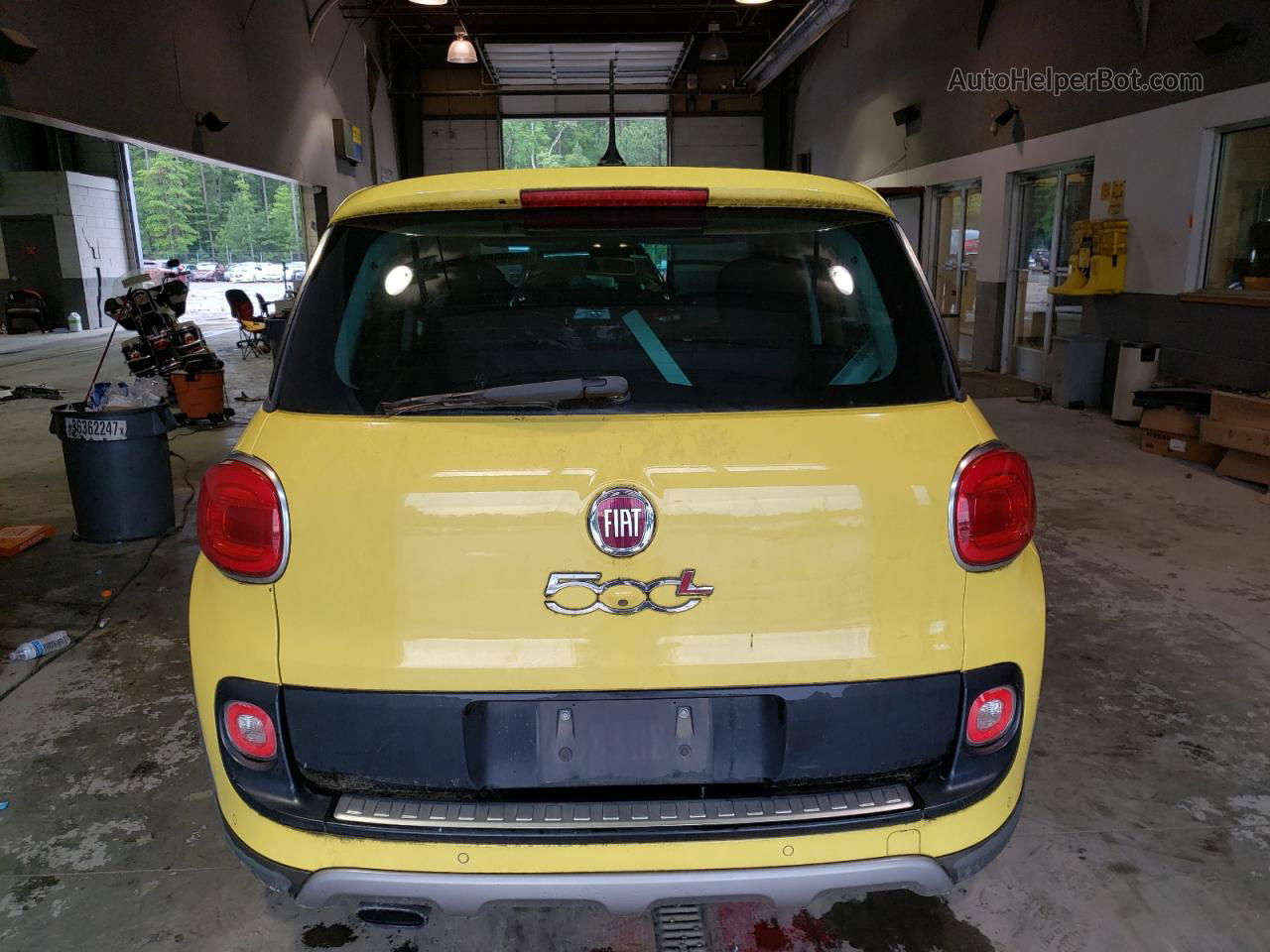 2014 Fiat 500l Trekking Yellow vin: ZFBCFADH2EZ013209