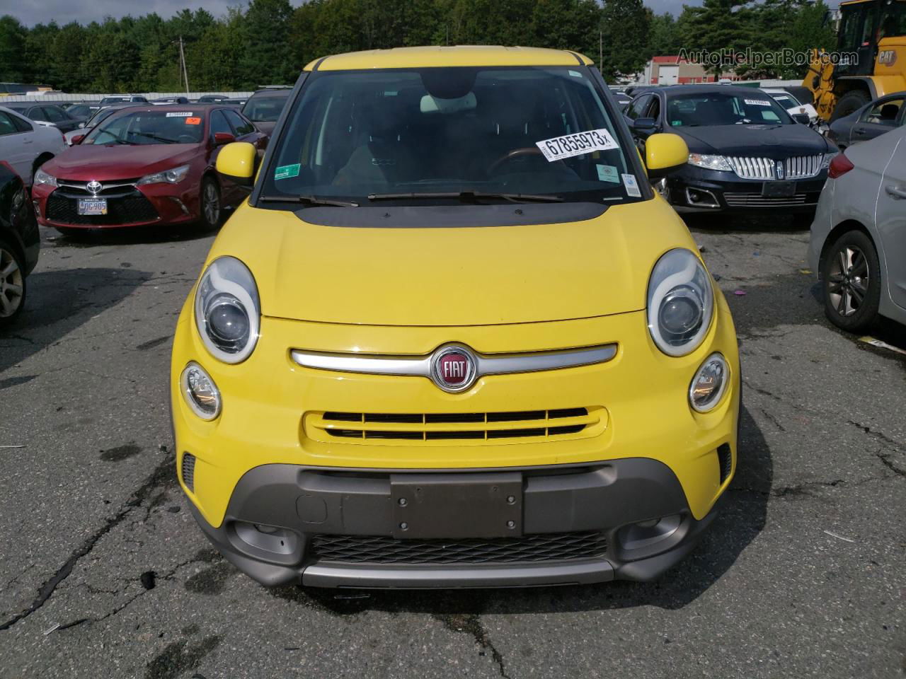 2014 Fiat 500l Trekking Yellow vin: ZFBCFADH3EZ009668