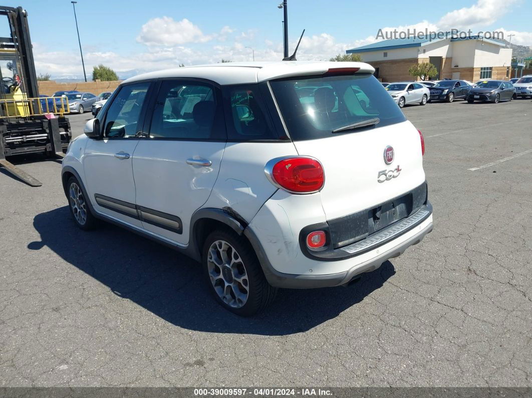 2014 Fiat 500l Trekking Белый vin: ZFBCFADH3EZ010707