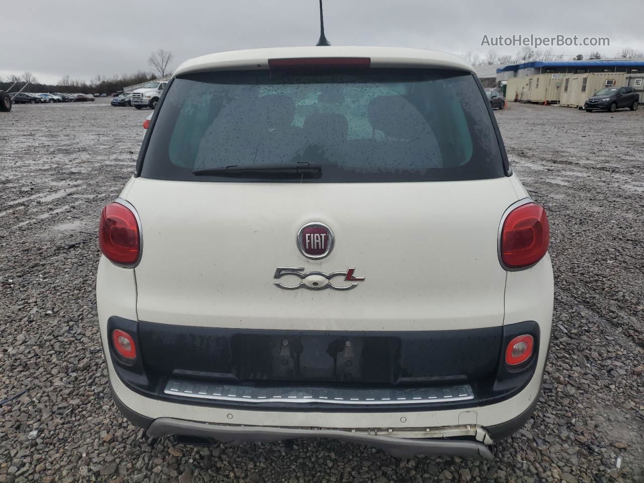 2014 Fiat 500l Trekking Белый vin: ZFBCFADH3EZ012926